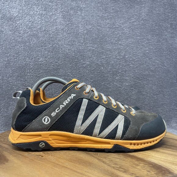 Scarpa Rapid LT Shoes Men's Size 8 EU 41 Gray Vibram Approach Climbing Hiking - Picture 1 of 9